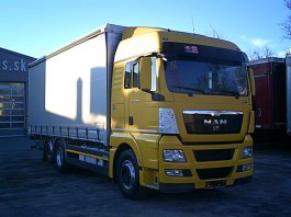 MAN TGX 26.400 EEV XL 6X2 Valník + H. čelo 2000kg