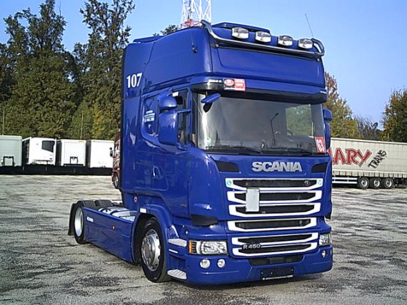 SCANIA R450 TOPLINE-Streamline Low Deck Mega